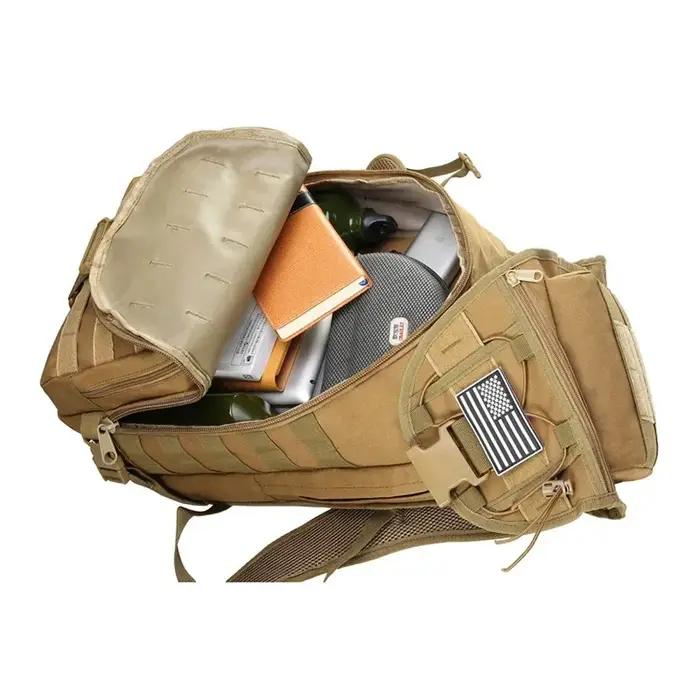 Sacs à dos tactiques de grande capacité 35l pour hommes, sac d'ordinateur de survie, randonnée en pl