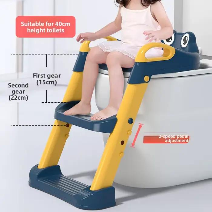 Échelle de toilette auxiliaire pour tout-petits, sécurité pour enfants, siège de toilette confortabl