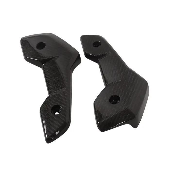 Couvercles de protection latéraux de radiateur en Fiber de carbone, pour Triumph Trident 660 2021 20