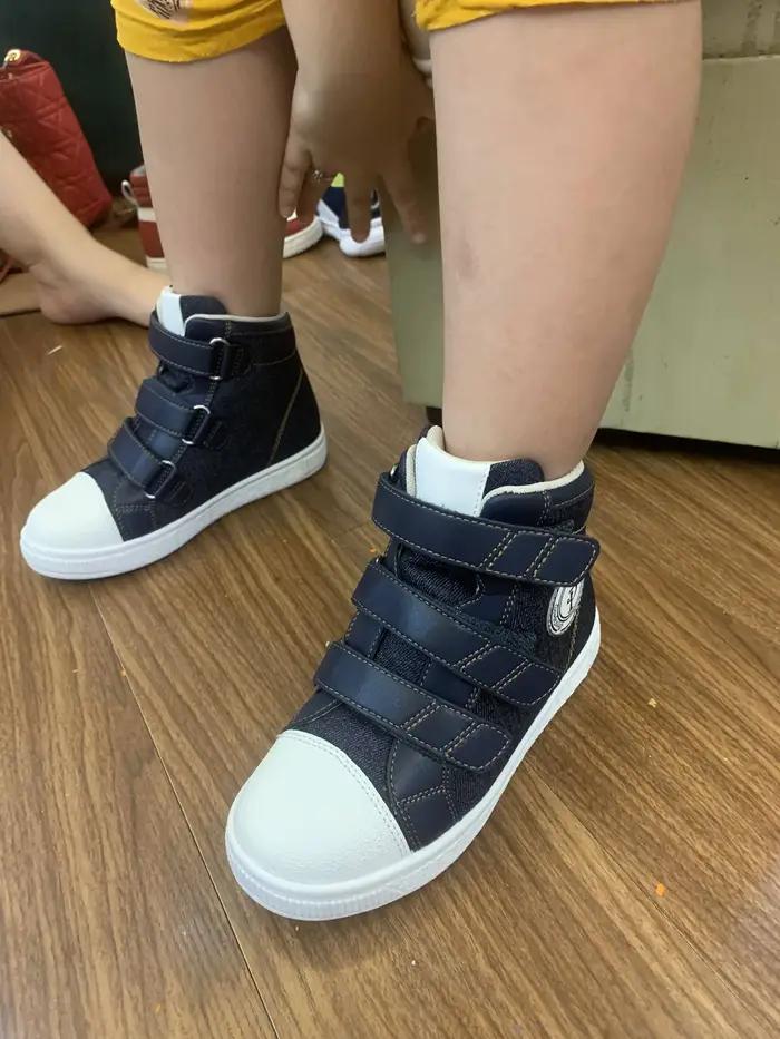 Chaussures orthopédiques pour enfants d'automne, baskets de sport bleues pour enfants avec semelle i