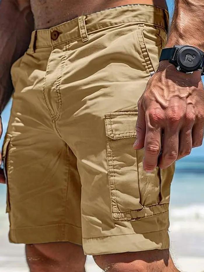Pantalon de travail tactique pour homme - Shorts d'extérieur multi-poches de haute qualité, adaptés