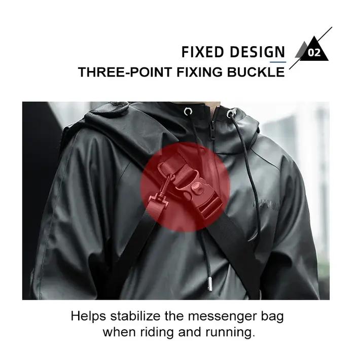 Sacs de messager Oxford imperméables pour hommes, sac à bandoulière de grande capacité, sacs à bando