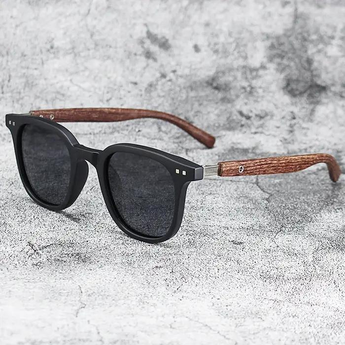 Nouvelles lunettes de soleil vintage pour hommes, monture PC, verres classiques de marque, verres tr