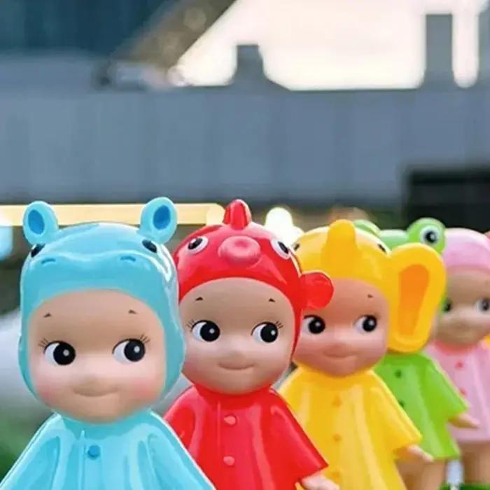 Figurine mini en boîte surprise de la série I Love Rainy Day, adorable poupée de dessin animé, jouet
