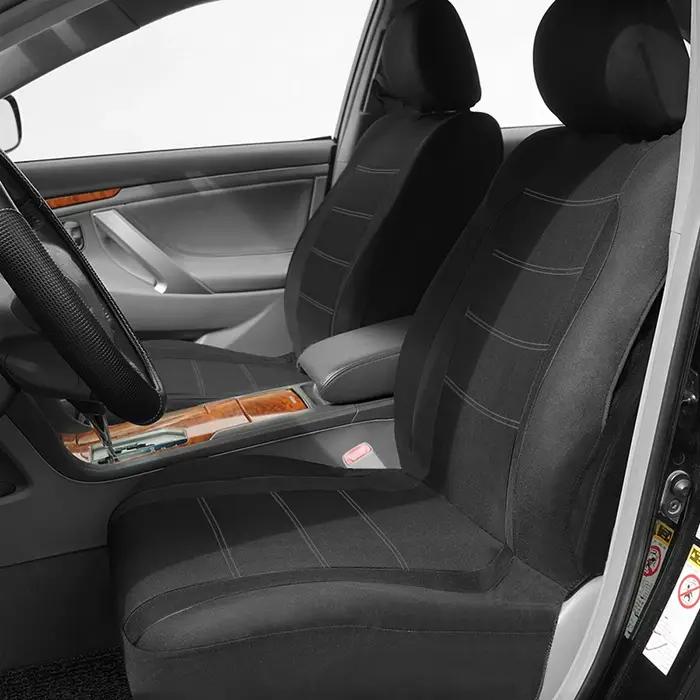 Housses de siège AUTO PLUS en tissu doux et respirant pour voitures, SUV, camions et camionnettes, élégantes et pratiques pour hommes et femmes, pour usage quotidien et cadeaux automobiles