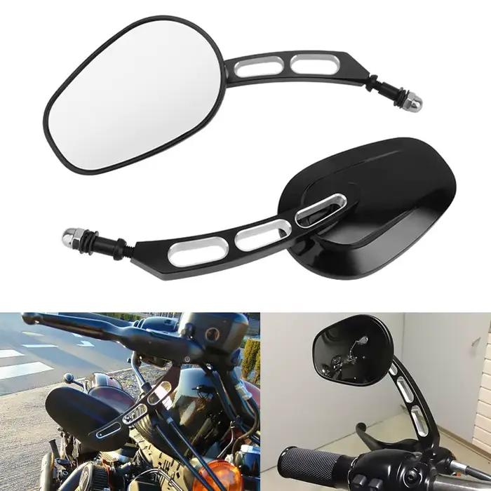 Rétroviseurs de moto rétroviseurs en verre rétroviseur latéral droit gauche pour Harley 883 1200 48