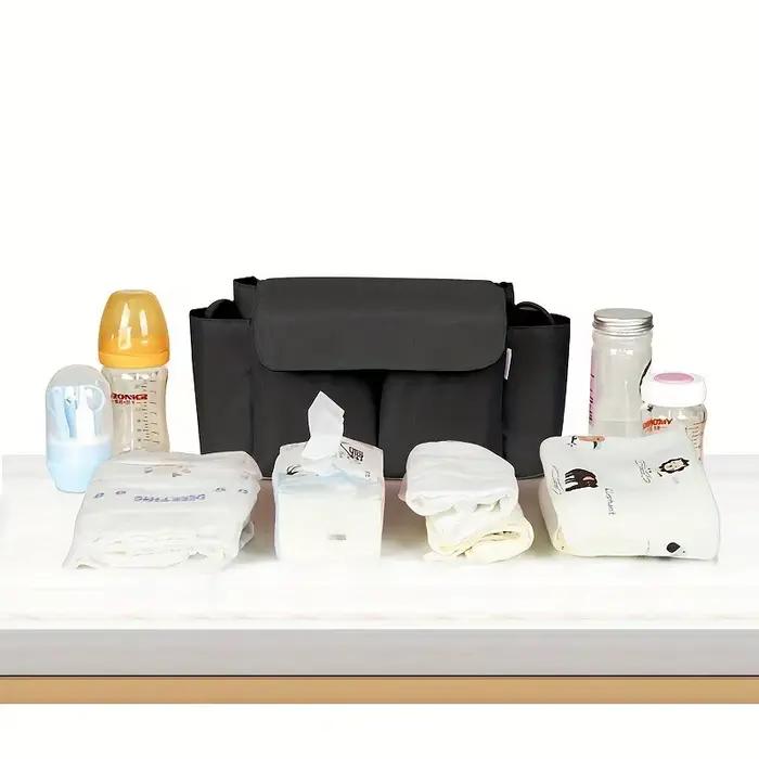 Sac de rangement pour poussette de grande capacité, sac à bandoulière Convertible, sacs à couches po