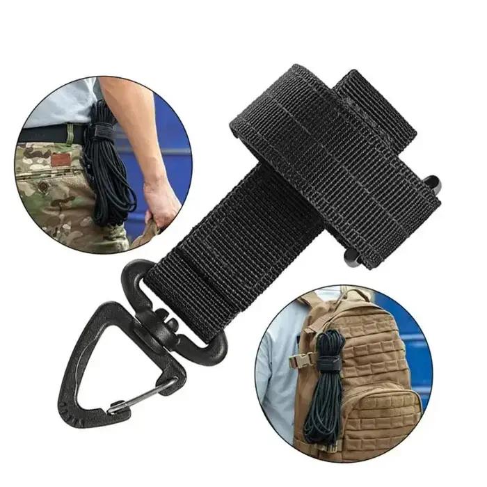 Gants tactiques polyvalents, boucle, crochet, ventilateur militaire, corde d'escalade en plein air,