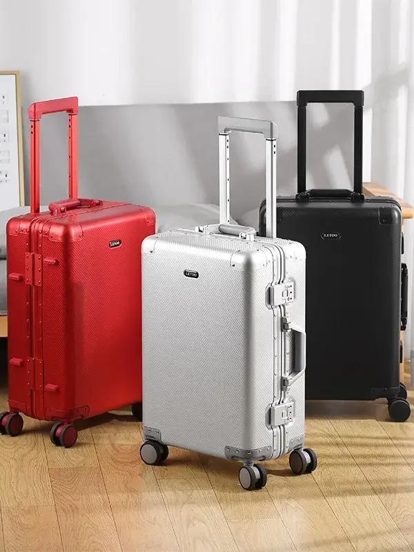 Bagage à main – Valise trolley en alliage d'aluminium et de magnésium de qualité supérieure, nouveau