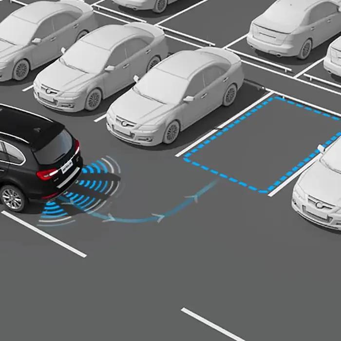 Kit de capteurs de stationnement à Radar Multiple, rétro-éclairage, système d'affichage LED Parktron