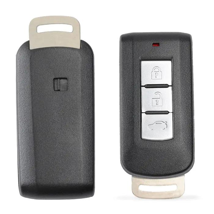 Clé télécommande intelligente de remplacement KEYECU, 3 boutons, 434MHz, transpondeur ID47, pour Mit