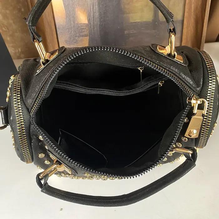 Sac à main à bandoulière de Style Punk clouté en diamant pour femmes, tendance haut de gamme, grande