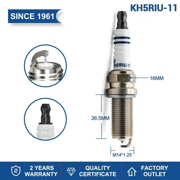 Bougies d'allumage en Iridium, 4 pièces, KH5RTC-11 KH5RPU-11 KH5RIU-11, pour KIA, NISSAN, SUZUKI, TO