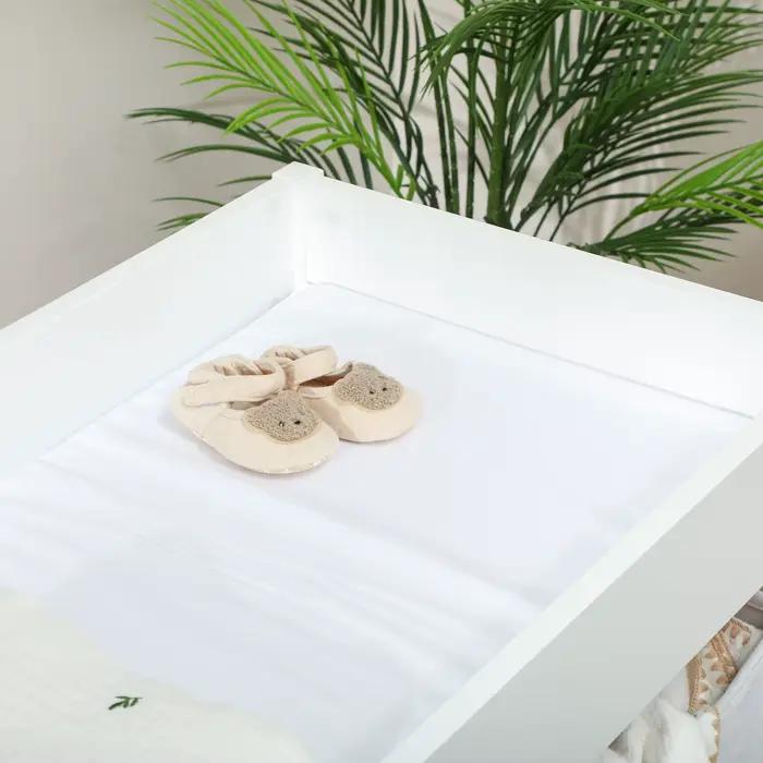 AIYAPLAY Unité à langer pour bébé avec 4 tiroirs, table à langer