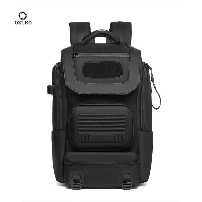 Ozuko sac à dos pour hommes sac de voyage multifonctionnel en plein air grande capacité étanche comp