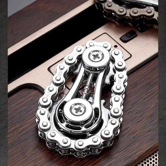 Nouvelles pignons volant d'inertie doigt Gyro Fidget Spinner anti-stress anxiété chaînes de vélo en