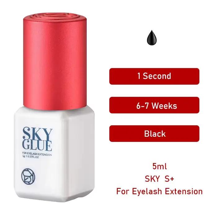 10 bouteilles de colle ciel Type S + Plus, capuchon rouge, fournitures d'extensions de cils coréenne