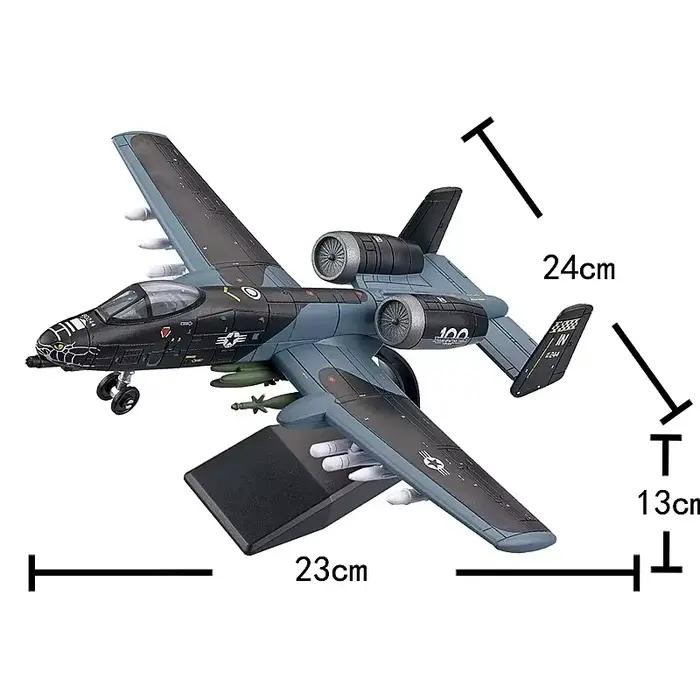 Blocs de construction de la série militaire A-10 Thunderbolt II, avion d'attaque de soutien modèle F