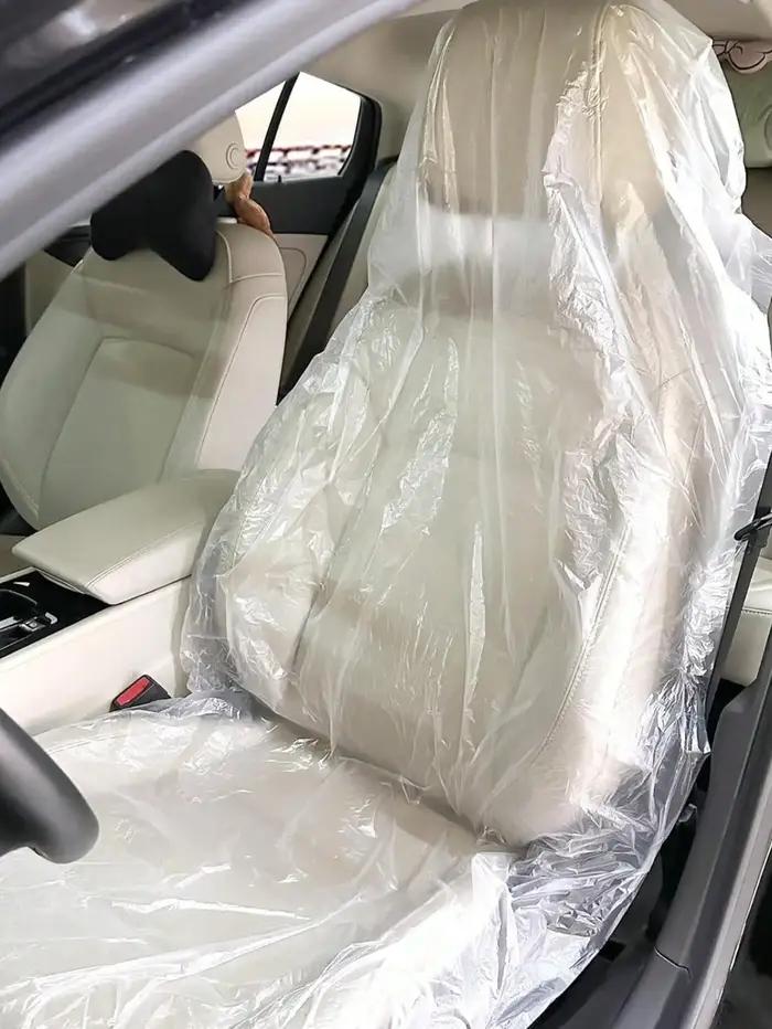 Housses de siège de voiture jetables pour protection et confort, 100 pièces, utilisation quotidienne et pour les voyages en famille, cadeau idéal pour anniversaire ou Noël