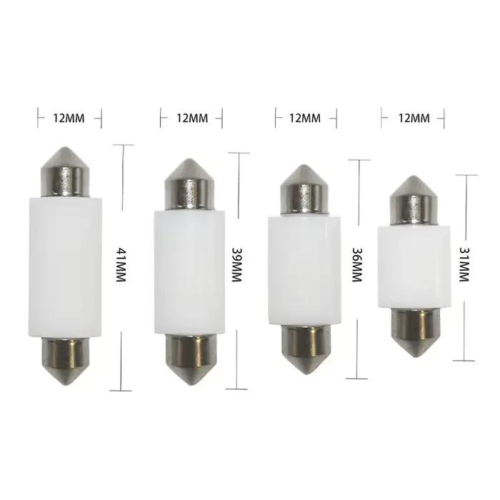 Lampe de lecture intérieure de voiture, ampoules de dégagement, lampe de plaque automatique, guirxié
