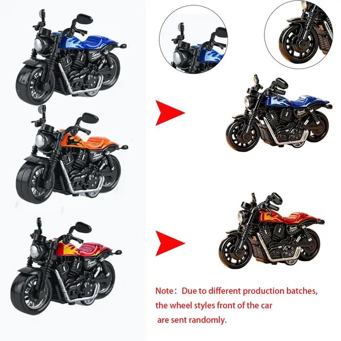Jouet de modèle de moto en alliage pour garçon, mini véhicule de collection, cadeau d'anniversaire, accessoire de décoration chambre
