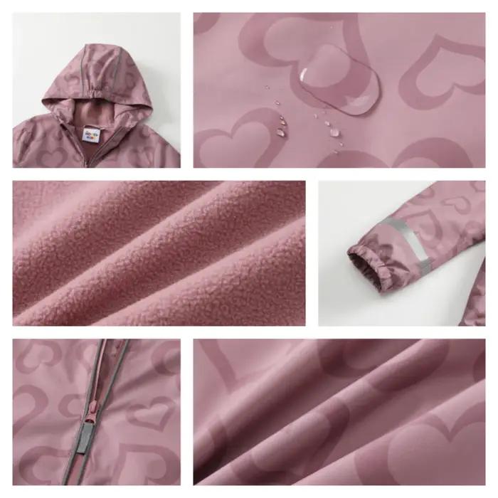 HONEYKING bébé imperméable costume ensemble de vêtements pour enfants salopette imperméable filles c
