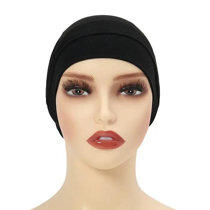 Bandeau Modal Hijab écharpe sous-capuchon Abaya Hijabs pour femme musulman Abayas Jersey Turbans Tur