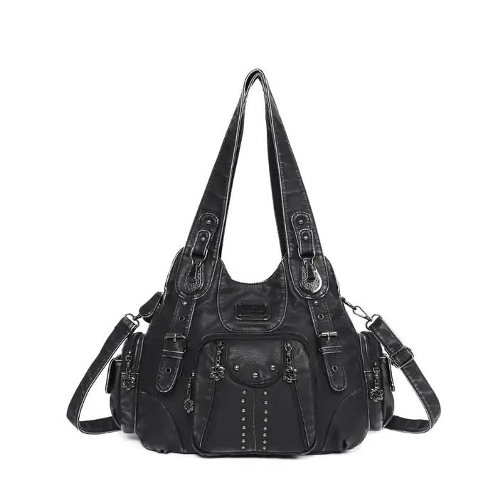 Sac à main vintage pour femme, grand sac fourre-tout en PU avec poignée supérieure, sac à bandoulièr