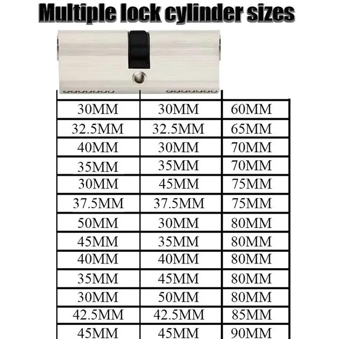 Serrure de porte en laiton avec antivol pour sécurité et élégance de l'entrée principale pour maison et appartement