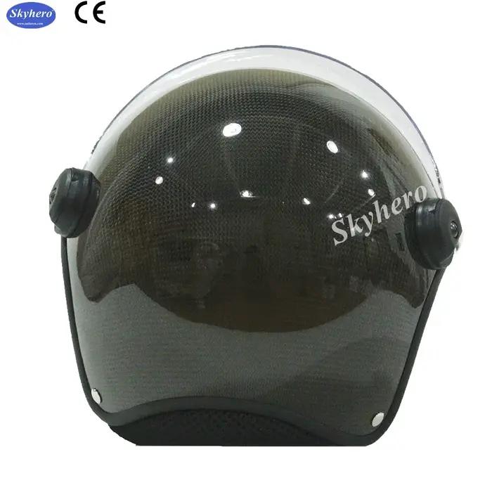 Casque de paramoteur en matériau de carbone véritable, casque de sport PPG, M, L, XL, XXL, 4 tailles