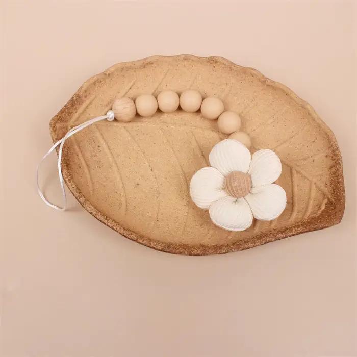 Fleur bébé attache-sucette chaîne nouveau-né factice porte-mamelon Clips sans BPA coton jouets de de