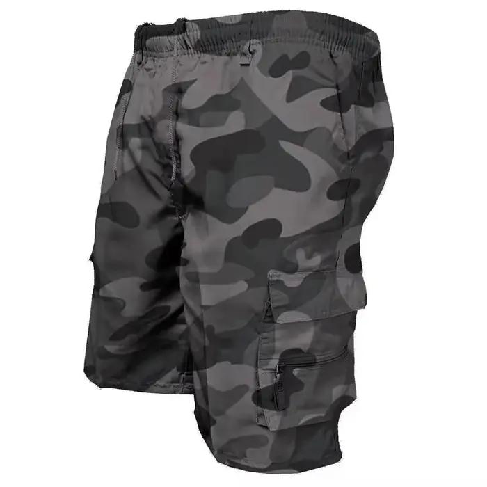 Short cargo militaire pour homme, pantalon de survêtement multi-poches, pantalon de randonnée, joggi