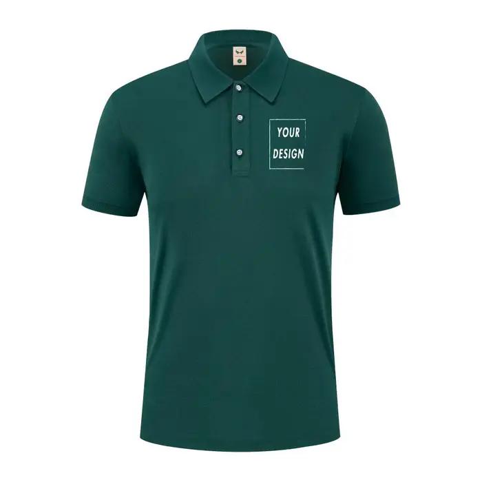 Polo décontracté d'été 2021, Logo personnalisé, texte imprimé, image, marque brodée, Design personne