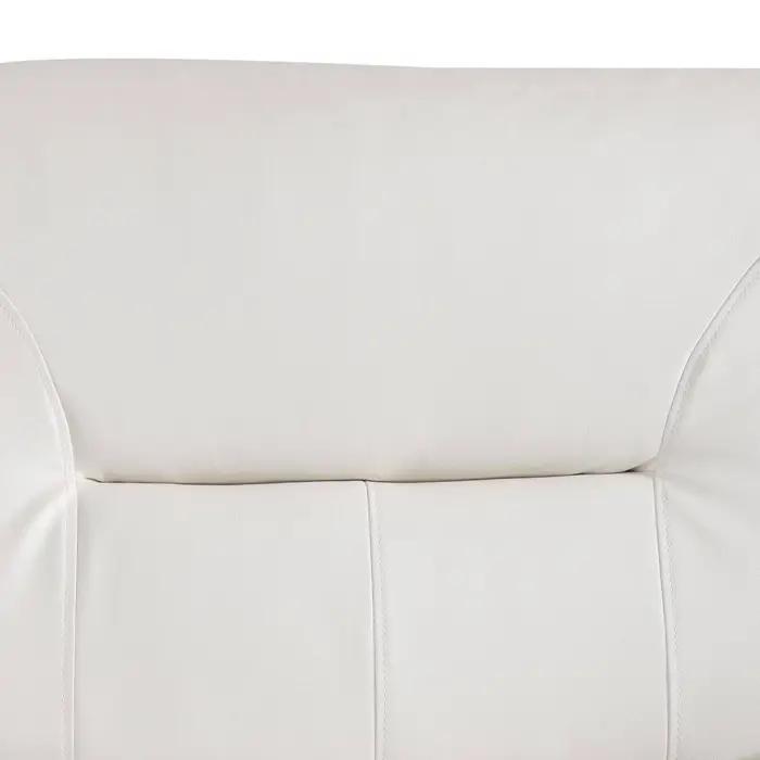 Canapé compact élégant pour les petits espaces – belles coutures, longue qualité durable en simili c