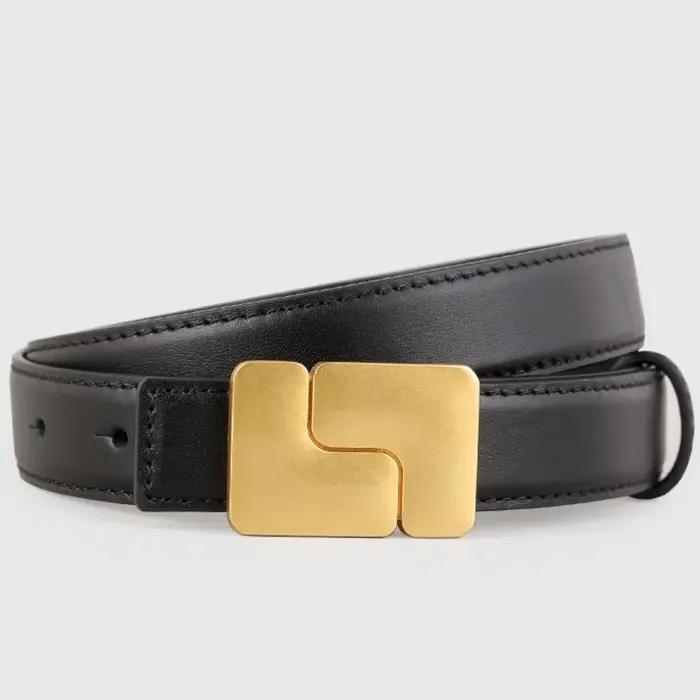 Ceintures en cuir véritable de Style coréen pour femmes, Corsets pour robe, ceintures avec boucle do
