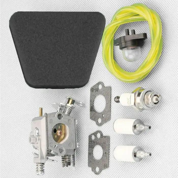 Kit de carburateur de tronçonneuse pour Partner 351 352 370 371 Poulan 2050 2055 2115 2150 2175 McCu