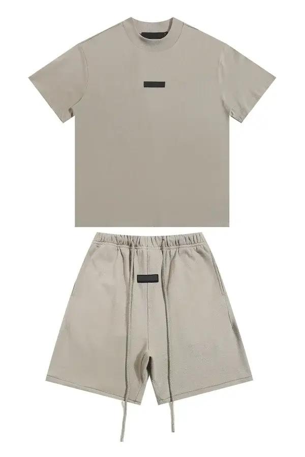 Ensemble T-shirt et short tendance pour homme et femme, collection The Garden, nouvelle coloration,