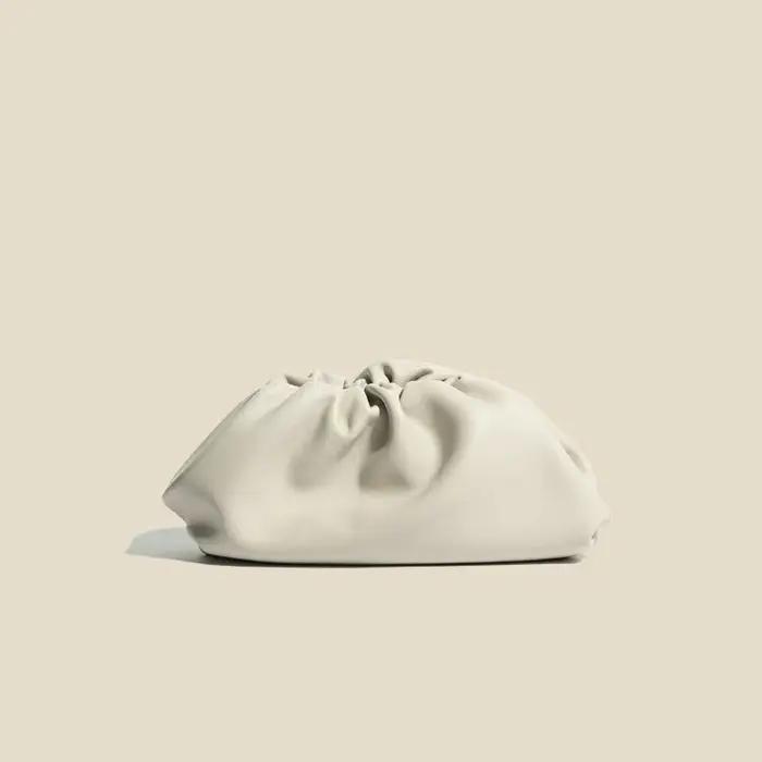 Dames célèbre marque de luxe concepteur en cuir de vachette Y2k nuage petit sac à main couleur doux