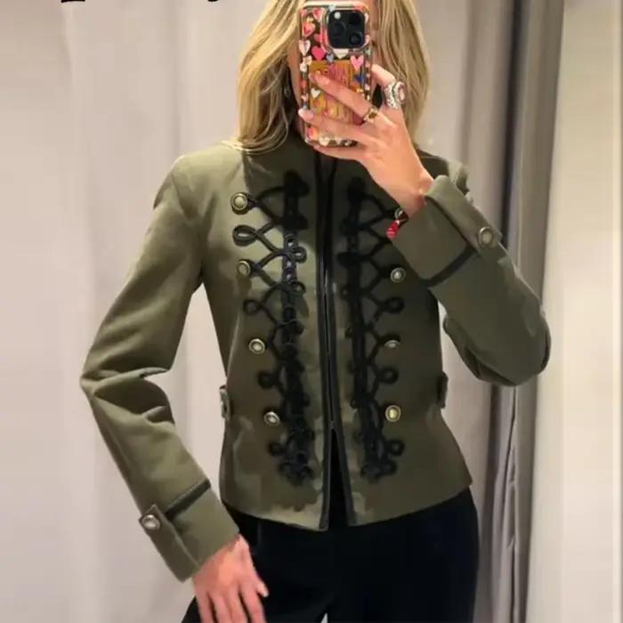 Vestes et Manteaux Printemps Femme 2026 Nouvelle Mode Rétro Élégante Slim Blazers Chic Jeunesse Voya