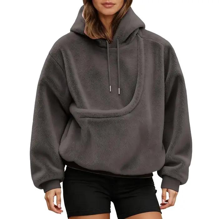 Sweat à capuche unisexe pour animaux de compagnie, sac pour chat et chien, sweat-shirt à manches lon