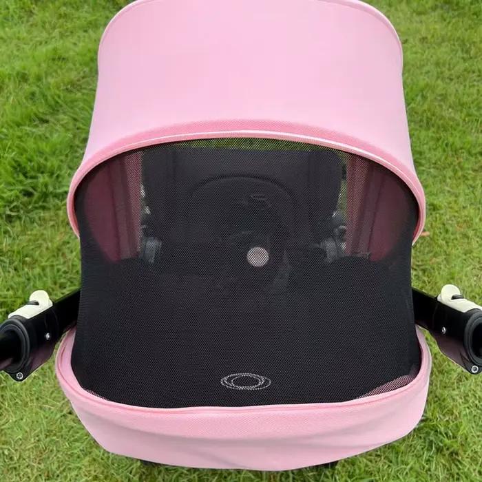 Auvent solaire pour Bugaboo Bee3 Bee5, pare-soleil pour poussette, Textile avec fenêtre en maille, t