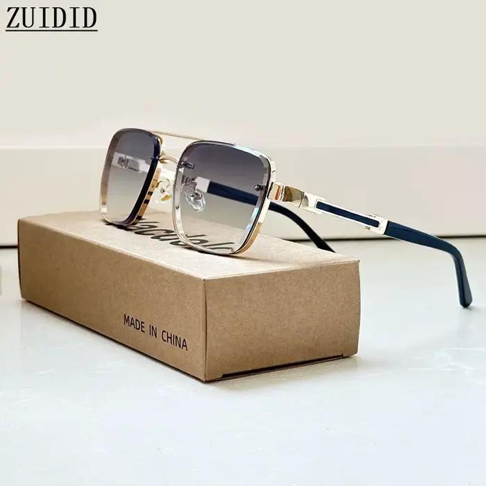 2025 Lunettes De Soleil carrées hommes luxe Vintage Lunettes De Soleil femmes à la mode rétro Lunett