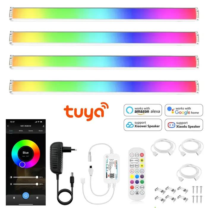 DC12V 30CM LED lumières armoire éclairage Tuya Wifi intelligent 5050 RGB lampe à intensité variable