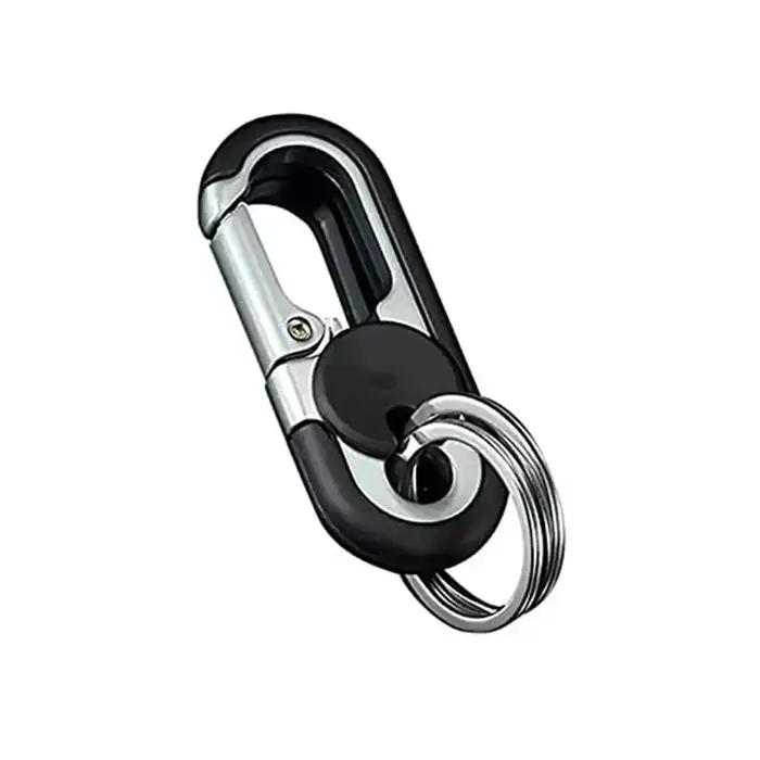 Porte-clés à Double anneau pour hommes, porte-clés d'affaires, à la mode, cadeau, boucle de clé en m