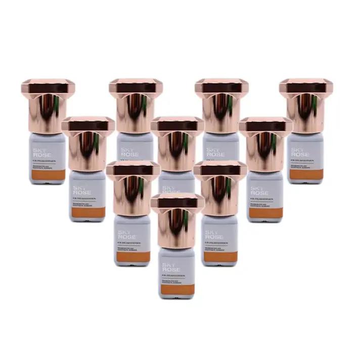 Colle Rose ciel originale coréenne, 10 bouteilles, fournitures d'extension de cils, 5ml, outils de m