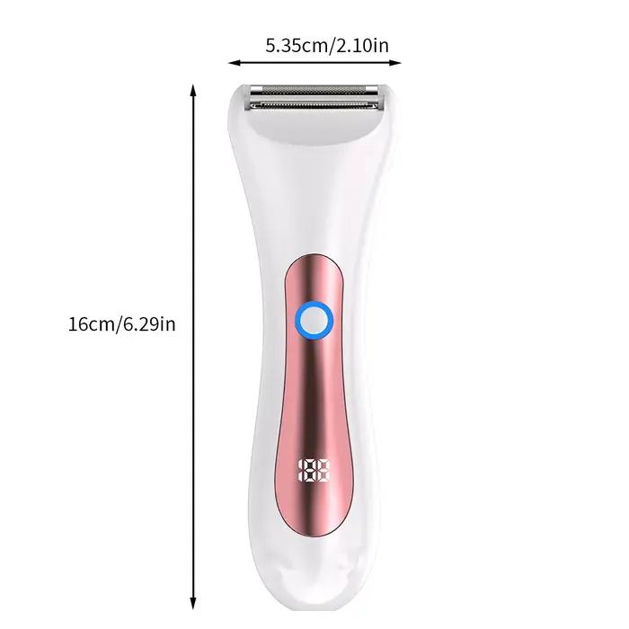 Rasoir électrique étanche pour femmes, rasoir électrique Portable humide et sec, avec tête à trois l