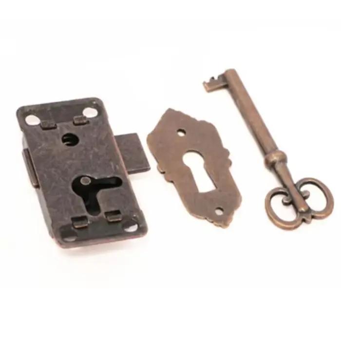 Serrures de porte antiques pour tiroirs, boites à bijoux, armoires et meubles - Sécurité et authenticité historique