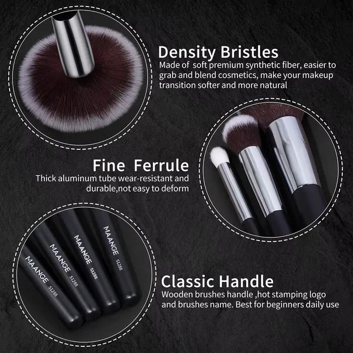 Ensemble de pinceaux de maquillage professionnels, 30 pièces, outils de beauté cosmétiques, fond de