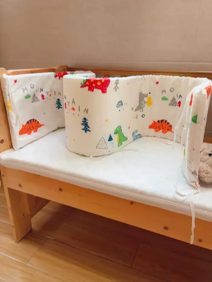 1 pièce de rail de lit pour bébé toutes saisons, rail de lit en pur coton pour enfants pour éviter l