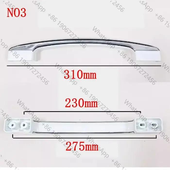 Poignée de porte universelle pour réfrigérateur et congélateur, 25/28/31cm, poignée de vitrine à 4/6 portes, accessoires pour réfrigérateur commercial, 1 pièce